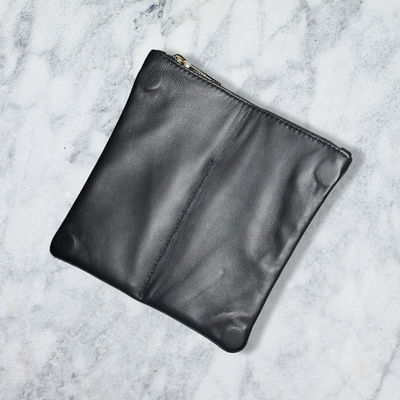 PAS LAMB QUILTED BLACK