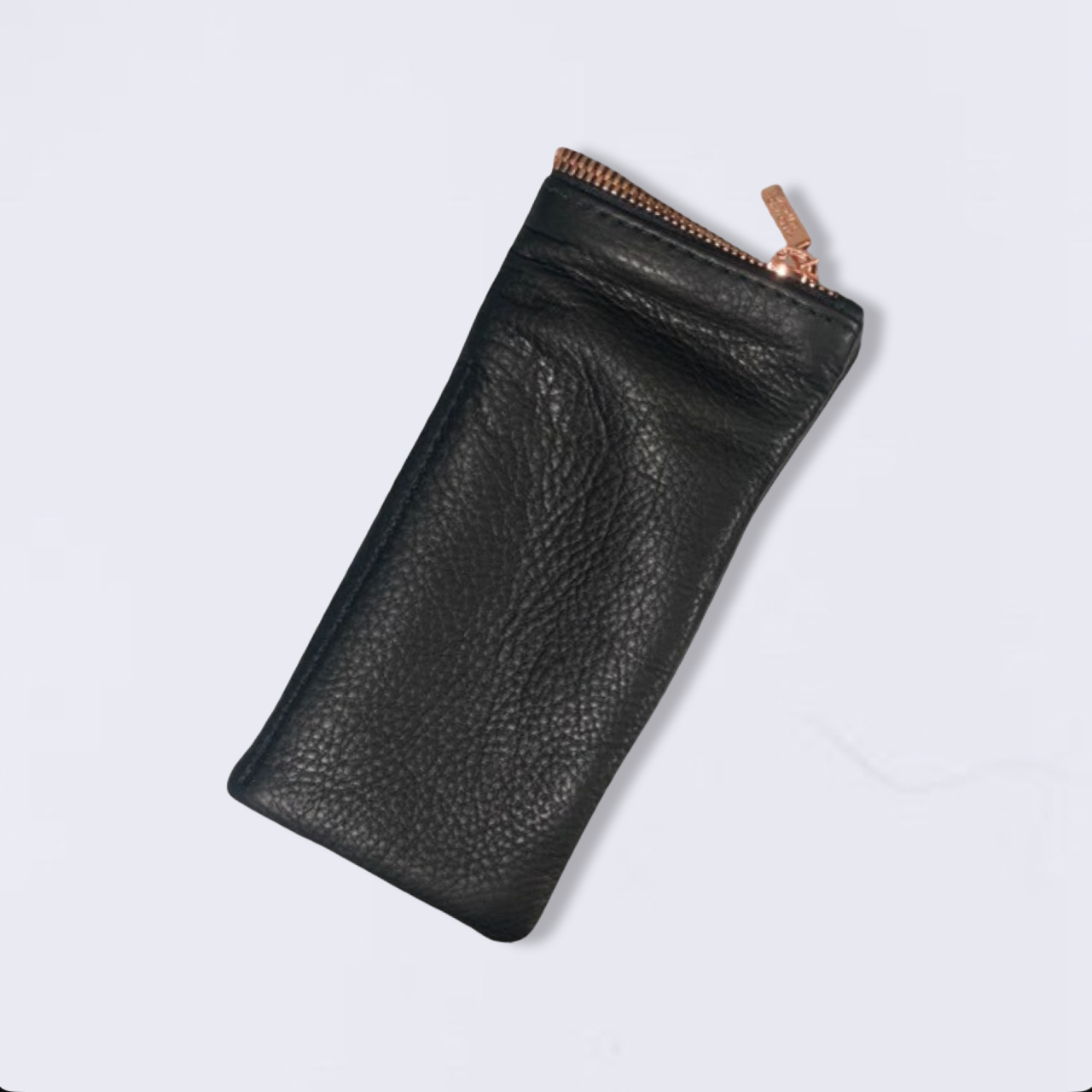LEATHER MARBELLA BLACK BLACK ROSE GOLD