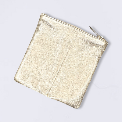LEATHER METALLIC GOLD