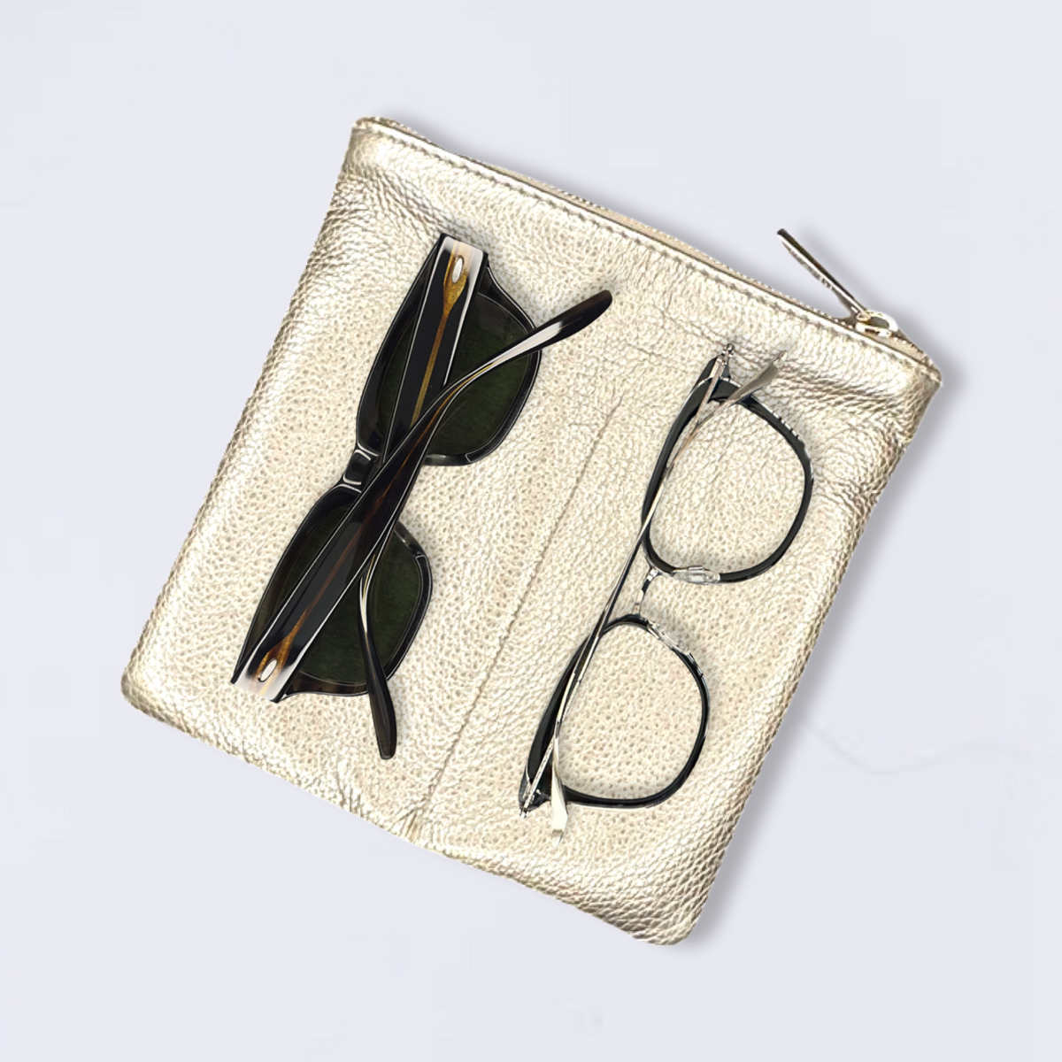 LEATHER METALLIC GOLD