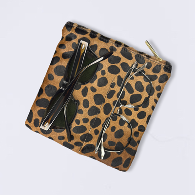 Pony Hair Cheetah Black Lamb Black/Gold