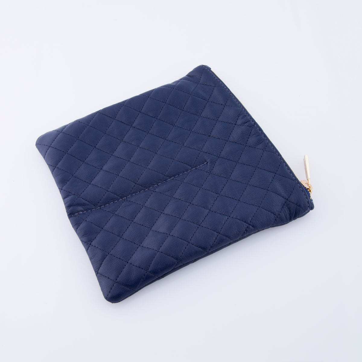 NAVY QUILTED