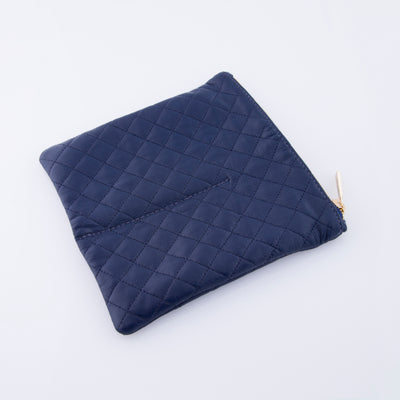 NAVY QUILTED