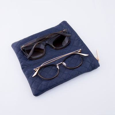 NAVY QUILTED
