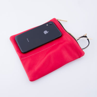 RED LEATHER