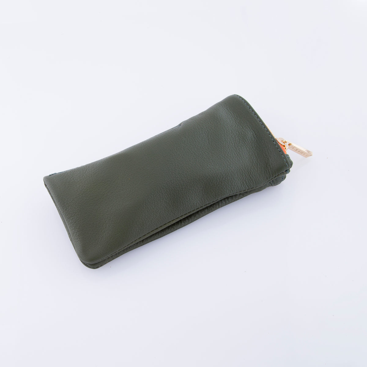 OLIVE GREEN LEATHER